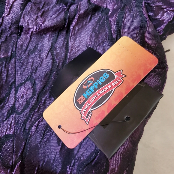 New 2OH Threads Two Old Hippies Purple Tie Wasit Jacket Size Medium - Picture 12 of 12